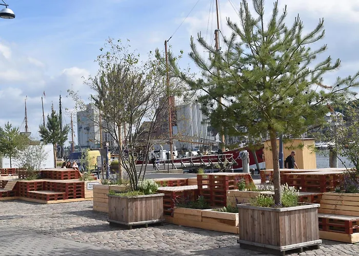fewo1846 - Kaete-Lassen-Huus - uriges Häuschen auf 3 Ebenen mit Dachterrasse am Hafen